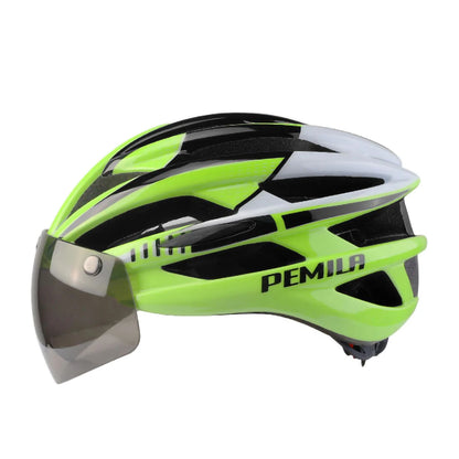 Cycling Helmet Goggle E-bike Helmet, Road Mountain Bike Helmet, Lens For Riding Bicycle, Skateboard, Scooter