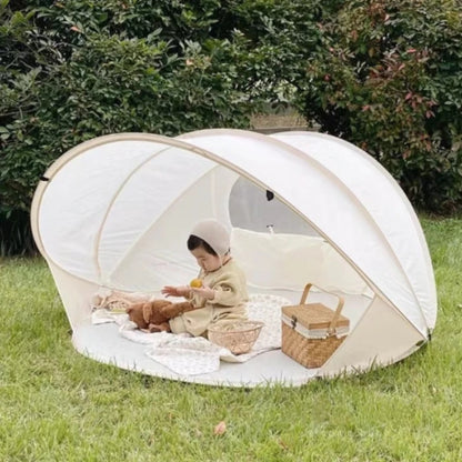 1pc 2-3 person tent outdoor camping  portable sunshade  quick throwing tent  garden  courtyard  game house  travel supplies