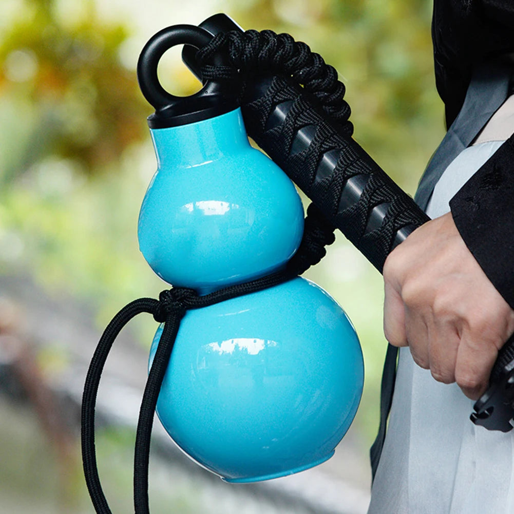 800ML New Chinese Retro-Inspired Gourd Water Bottle Large Capacity Wine Bottle PC Durable Water Kettle Outdoor Sports Wukong