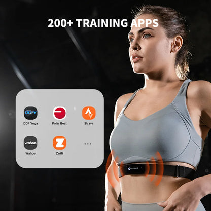 Rechargeable Heart Rate Monitor, Sports & Fitness Heart Rate Sensor