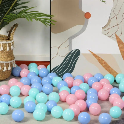 100PCS Funny Colourful Balls, Eco-Friendly Material