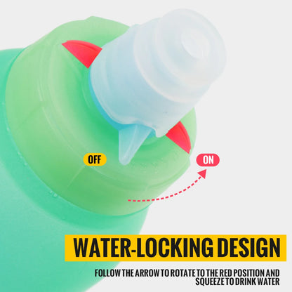 Sport Bottle, BPA Free PP5 Ultralight Leak-Proof Silicone Bottle for Fitness & Running