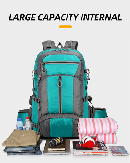 50L Camping Backpack, for Hiking, Trekking, Climbing, Travel