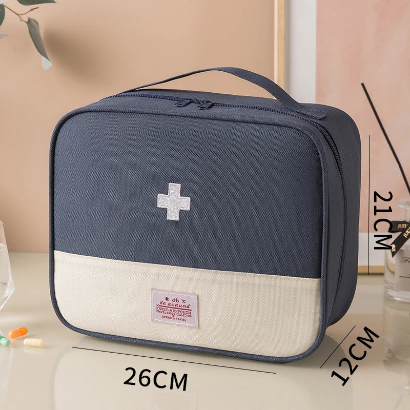 3 PCS Small Travel Medicines Bag, Home Storage First Aid Bags