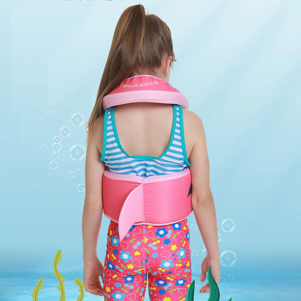 Children's Swimming Vest, Neoprene Life Jacket for Kids, Foam Floating Clothes, Water Safety Vest