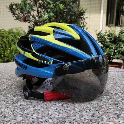 Cycling Helmet Goggle E-bike Helmet, Road Mountain Bike Helmet, Lens For Riding Bicycle, Skateboard, Scooter