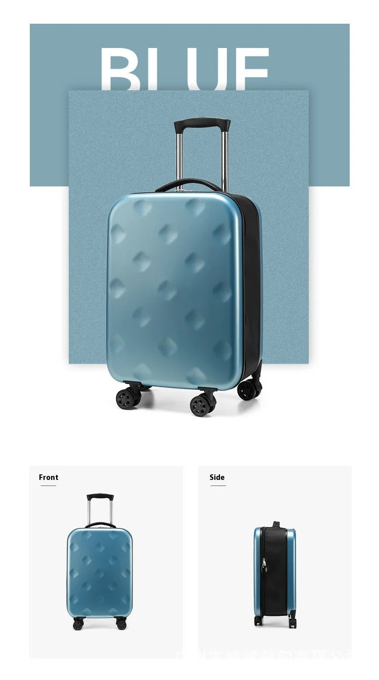 20/24/28Foldable Upright Luggage-Inch Universal Wheel Suitcase Portable Storage Luggage Password Boarding Bag