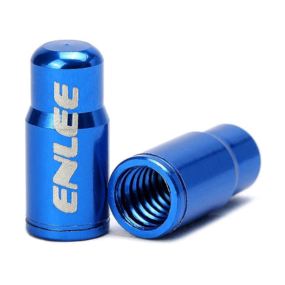 2PCS Aluminum Alloy Bike Valve Caps Bicycle Tire Rim Stem Covers Wheel Valve Covers Dust Decorative Cycling Accessories