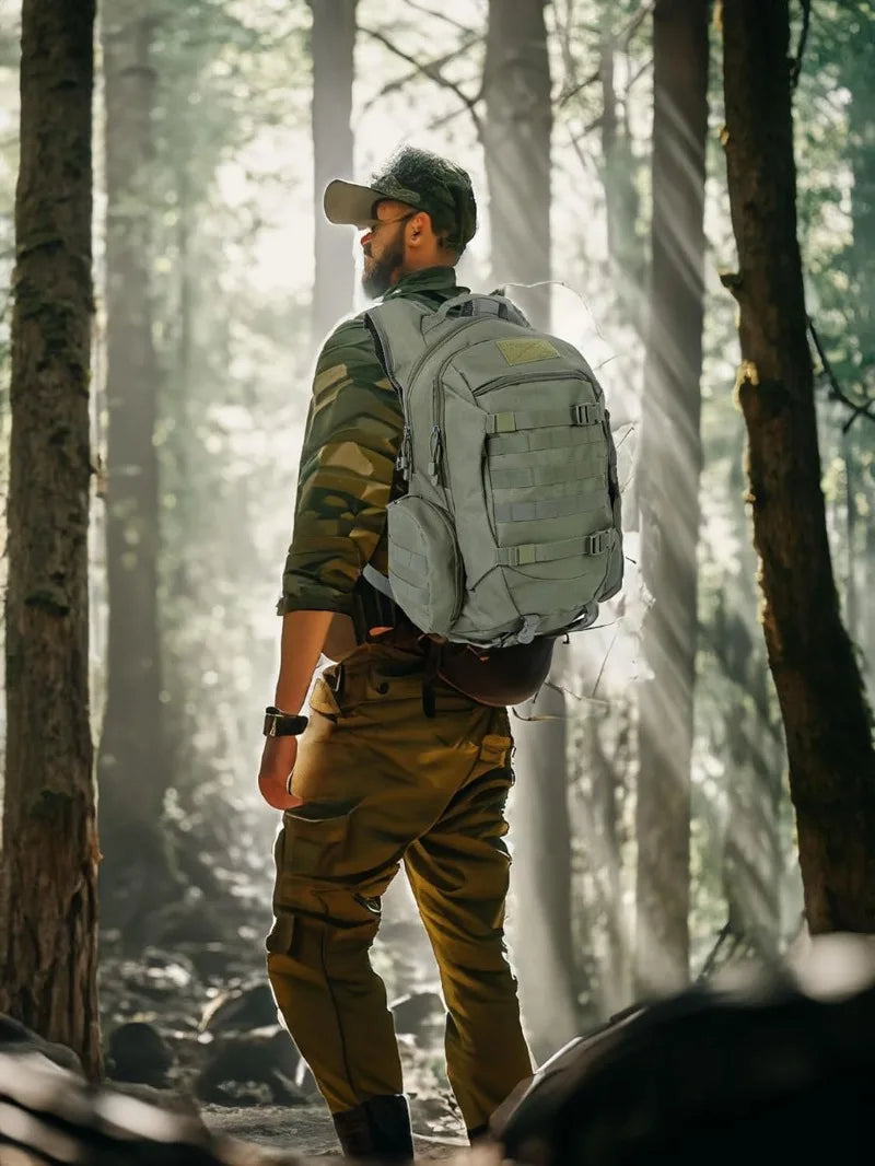 45L Waterproof Fishing Hunting Backpack Outdoor Rucksacks Tactical Sports Camping Hiking Trekking Bags