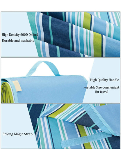 Outdoor Foldable Beach, Picnic & Camping Mat, Size: 145x180 / 145x200 / 195x200cm