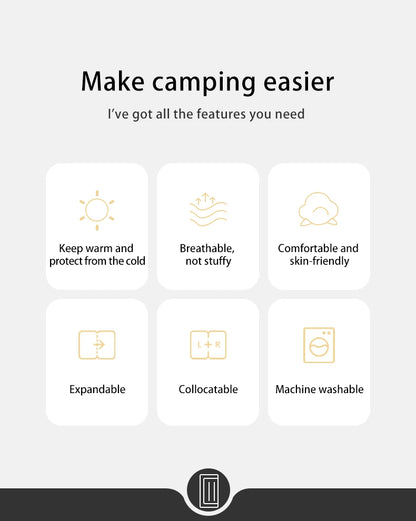 Naturehike L150 3 Season Sleeping Bags Ultralight Machine Washable Summer Sleeping Gear Outdoor Spliceable Camping Sleeping Bag