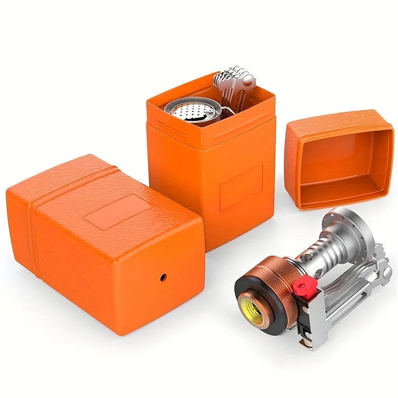 1PC Ultralight Portable Camping Stoves, Adjustable Valve Stove For Backpacking, Hiking, Mountaineering, Camping