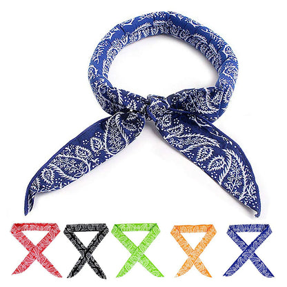 5 PCS Cooling Bandana Scarf, Reusable Chill Ice Sports Towel Wristband