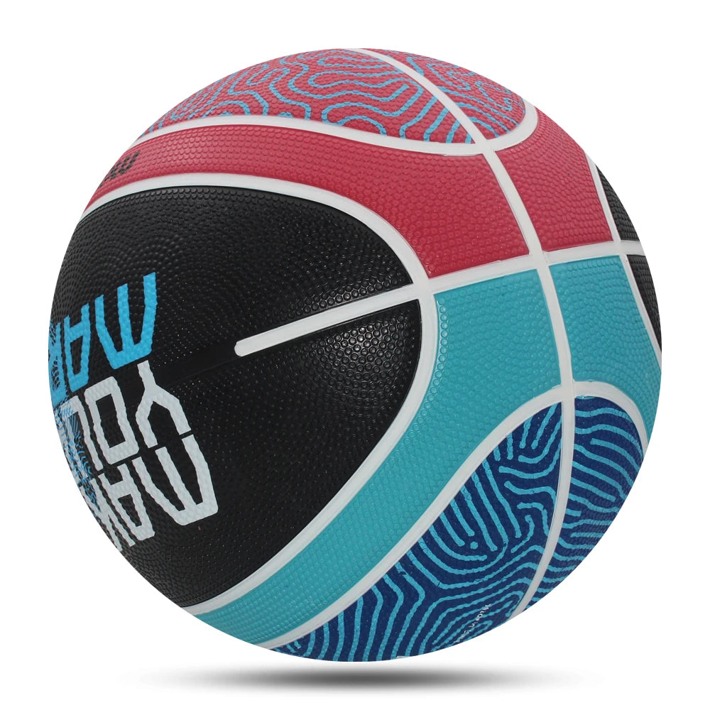 Basketball Ball, Official Size 7, Wear Resistant Rubber Indoor / Outdoor Basketball Training