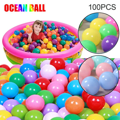 100PCS Funny Colourful Balls, Eco-Friendly Material