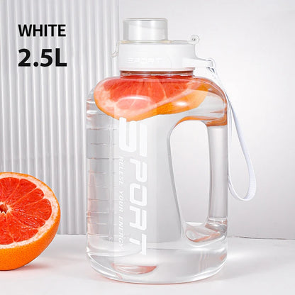 1.2L/1.7L/2.5L Large-Capacity Sports Water Bottle