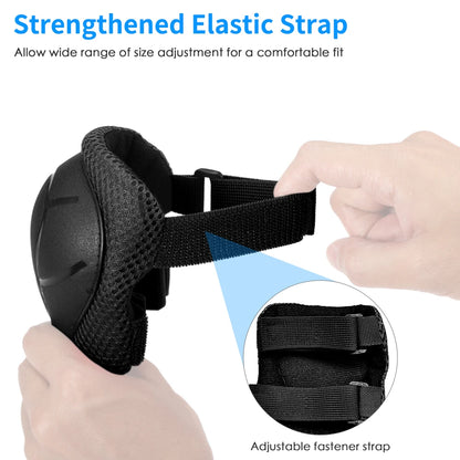 Kids 7 in 1, Helmet and Pads Set, Adjustable, Knee Pads Elbow Pads Wrist Guards for Scooter, Skateboard, Roller Skating, Cycling