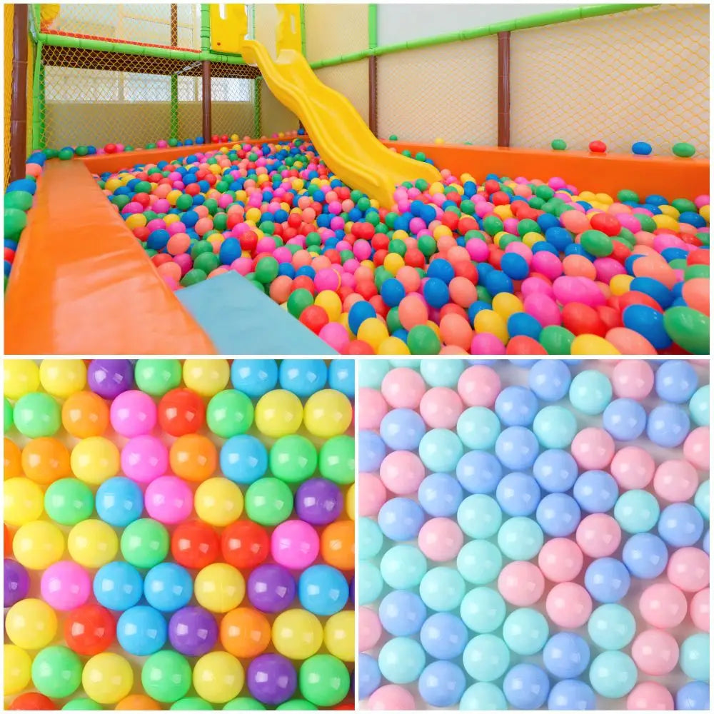 100PCS Funny Colourful Balls, Eco-Friendly Material
