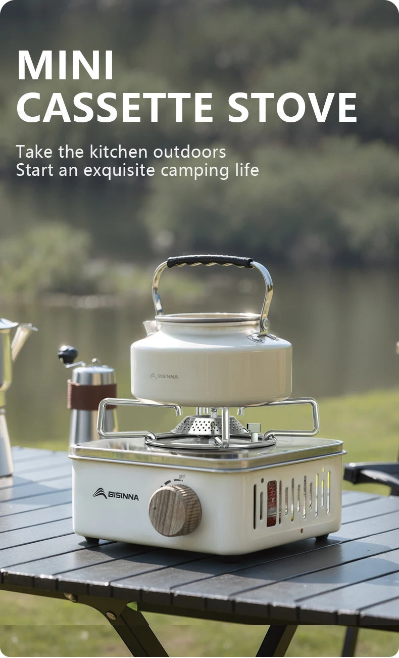 Camping Gas Stove 2800W High Firepower Portable Cassette Furnace Outdoor Gas Burner Picnic Camp