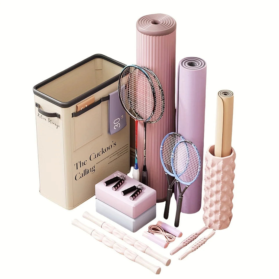 Yoga Mat Storage Basket, Fitness & Sports Equipment Storage Basket