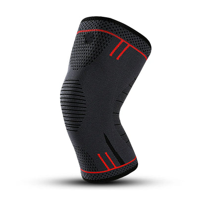 1 PCS Compression Knee Support,  Elastic Breathable Nylon Knee Pad Brace for Gym, Basketball, Volleyball, Running