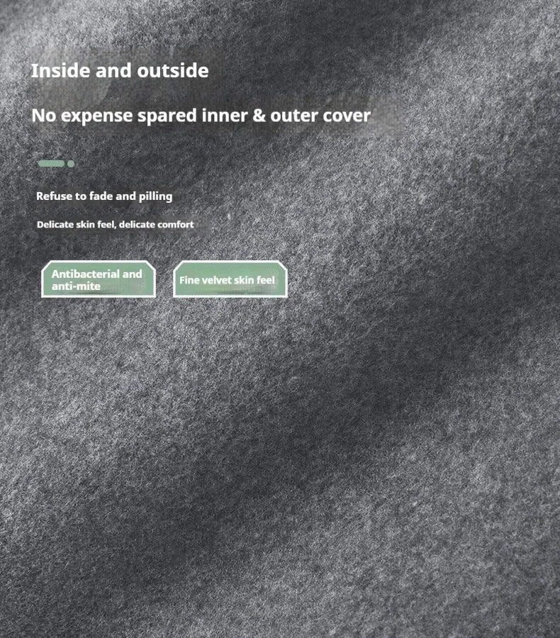 Office Chair Headrest Pillow Head Neck Shoulder Support Cushion Ergonomic Neck Pain Relief Memory Foam Travel Sleeping Pillow