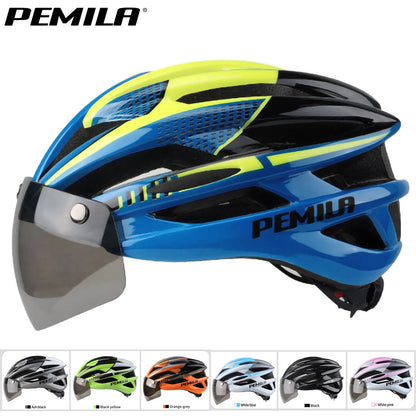 Cycling Helmet Goggle E-bike Helmet, Road Mountain Bike Helmet, Lens For Riding Bicycle, Skateboard, Scooter