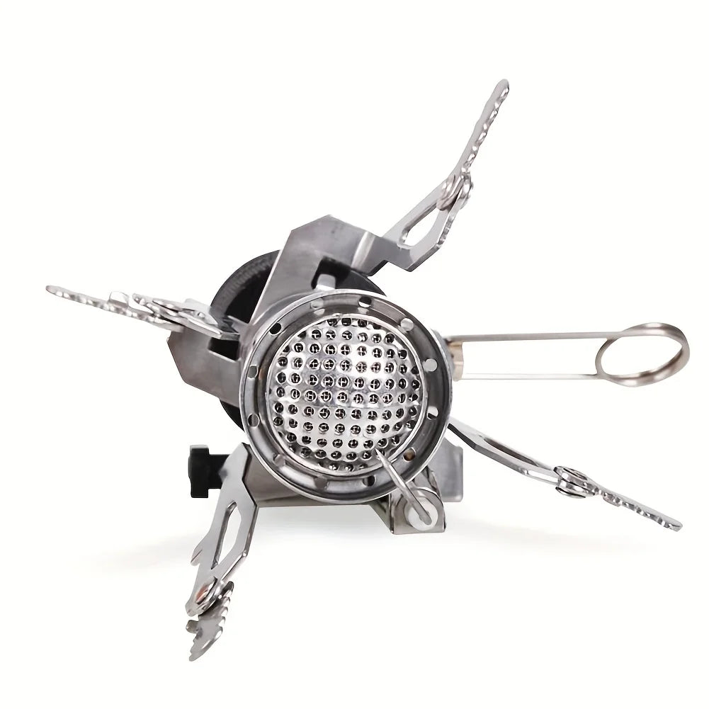 1PC Ultralight Portable Camping Stoves, Adjustable Valve Stove For Backpacking, Hiking, Mountaineering, Camping